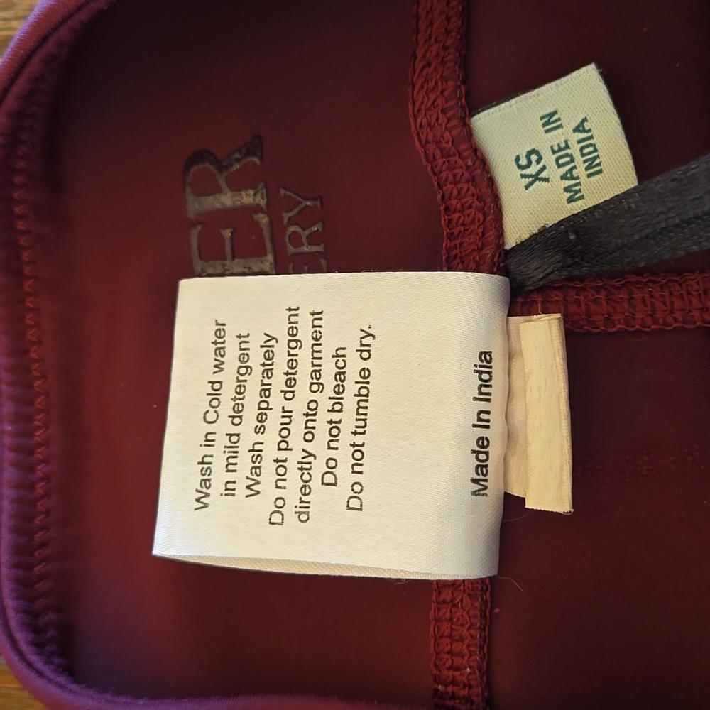 Dover Saddlery Stride Ladies' Magna Full-Seat Tight, Burgundy, Size XS - Picture 8 of 13